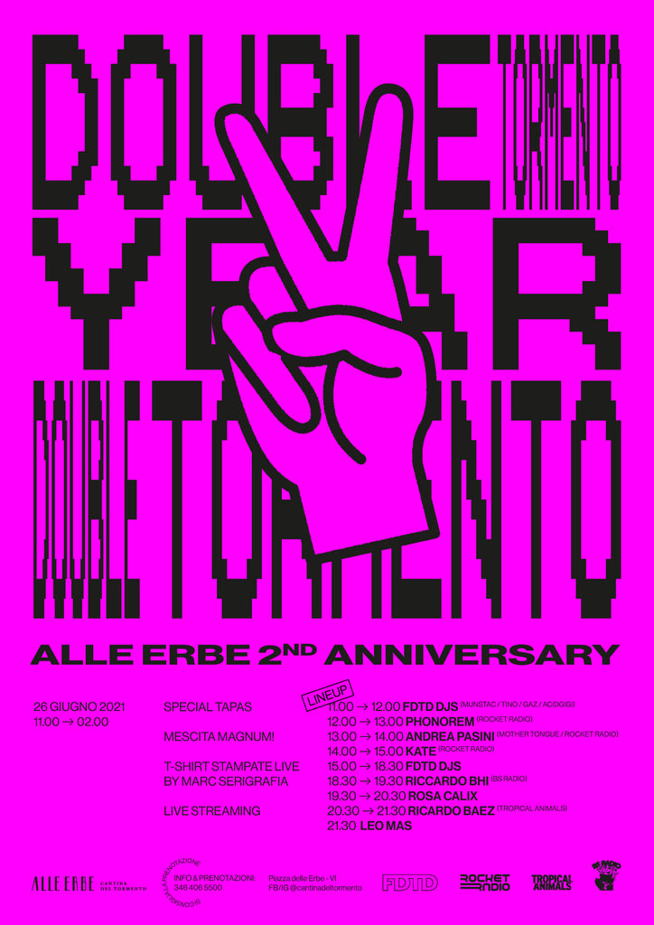Alle Erbe 2nd Anniversary_DOUBLE YEAR, DOUBLE TORMENTO