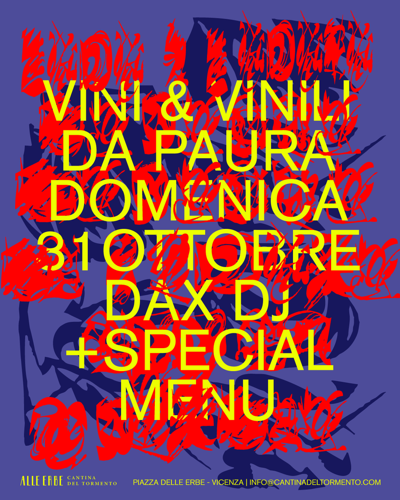 VINI & VINILI DA PAURA | Dax DJ + Special menù | Halloween 2021