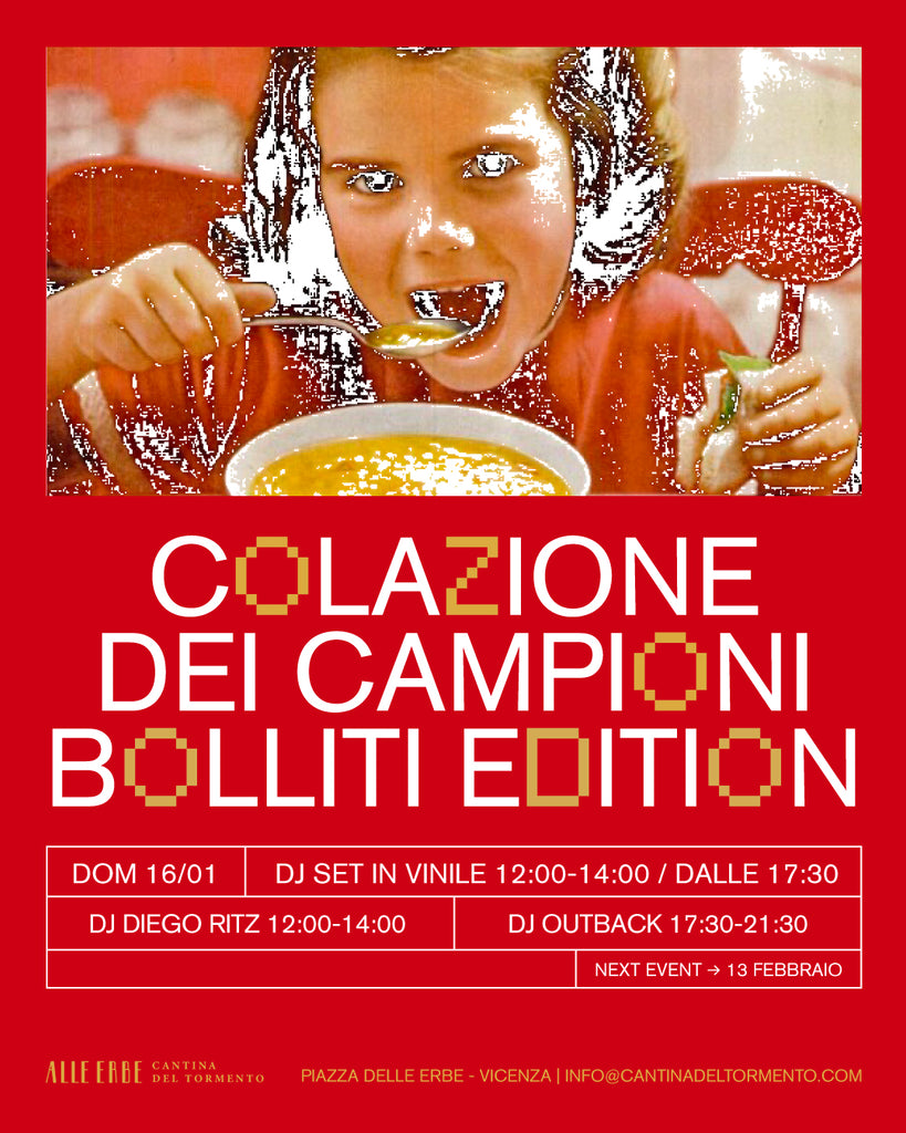 16/01/22: LA COLAZIONE DEI CAMPIONI | BOLLITI EDITION