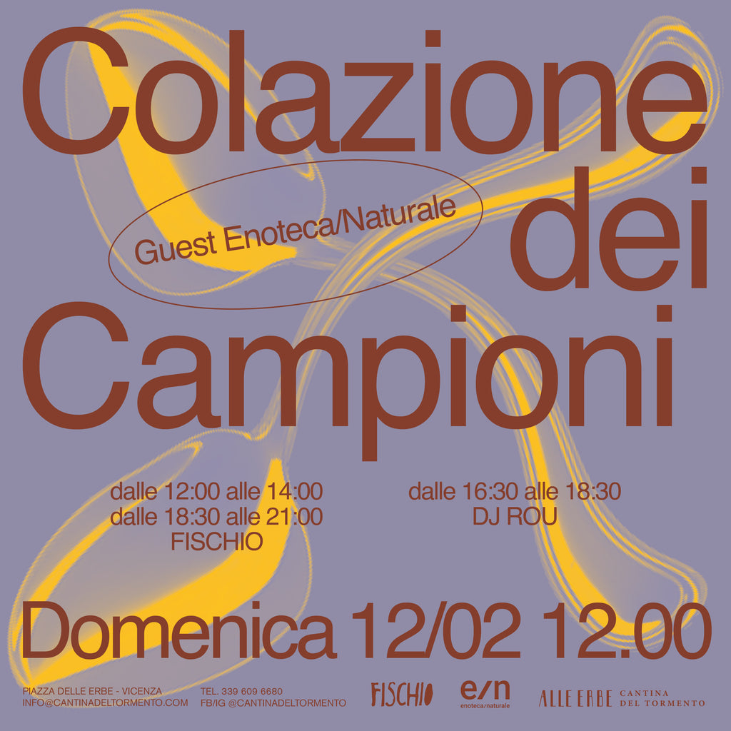 Domenica 12 febbraio: Colazione dei Campioni con Enoteca Naturale - Milano