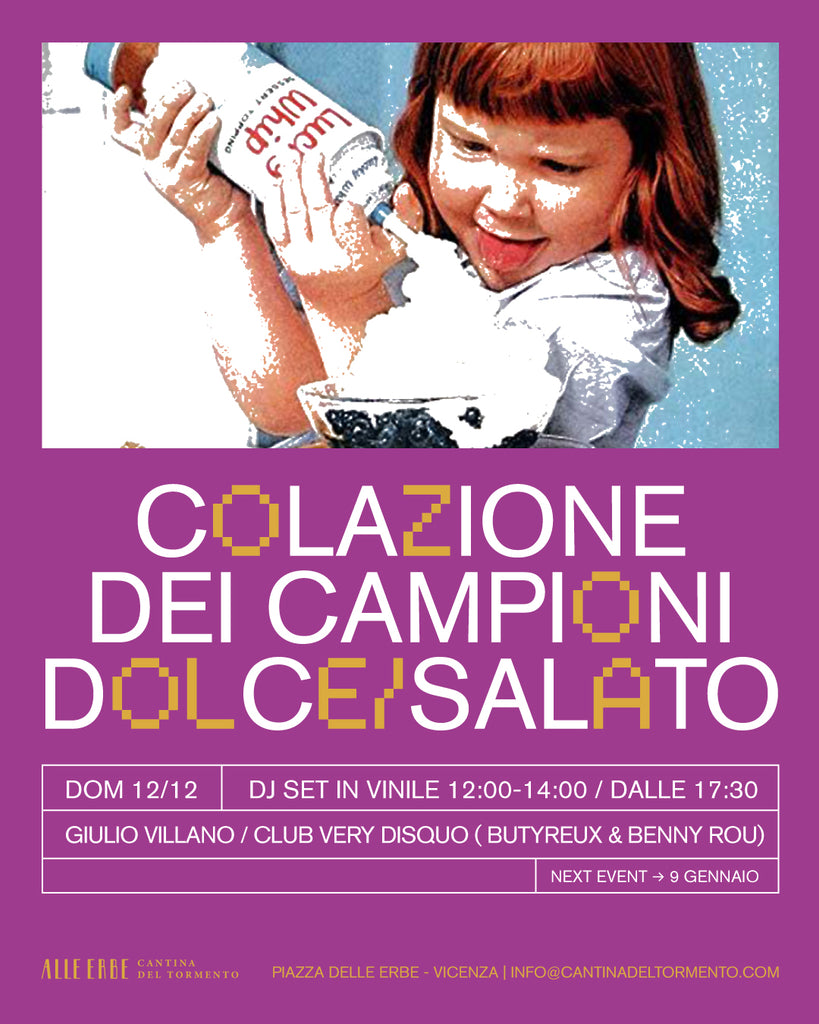 12/12/21: LA COLAZIONE DEI CAMPIONI | DOLCE/SALATO EDITION