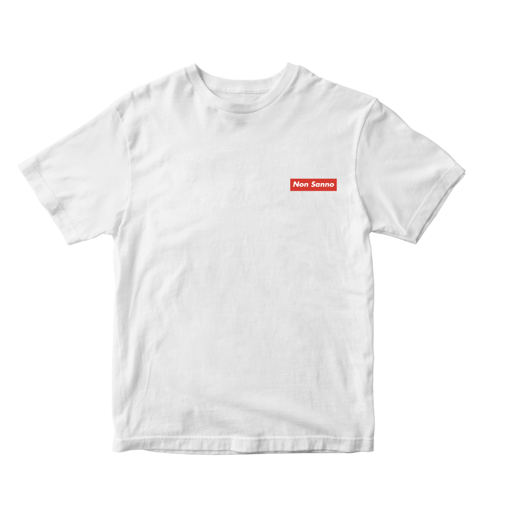 White Front Back Printed Shirt - Saperbere