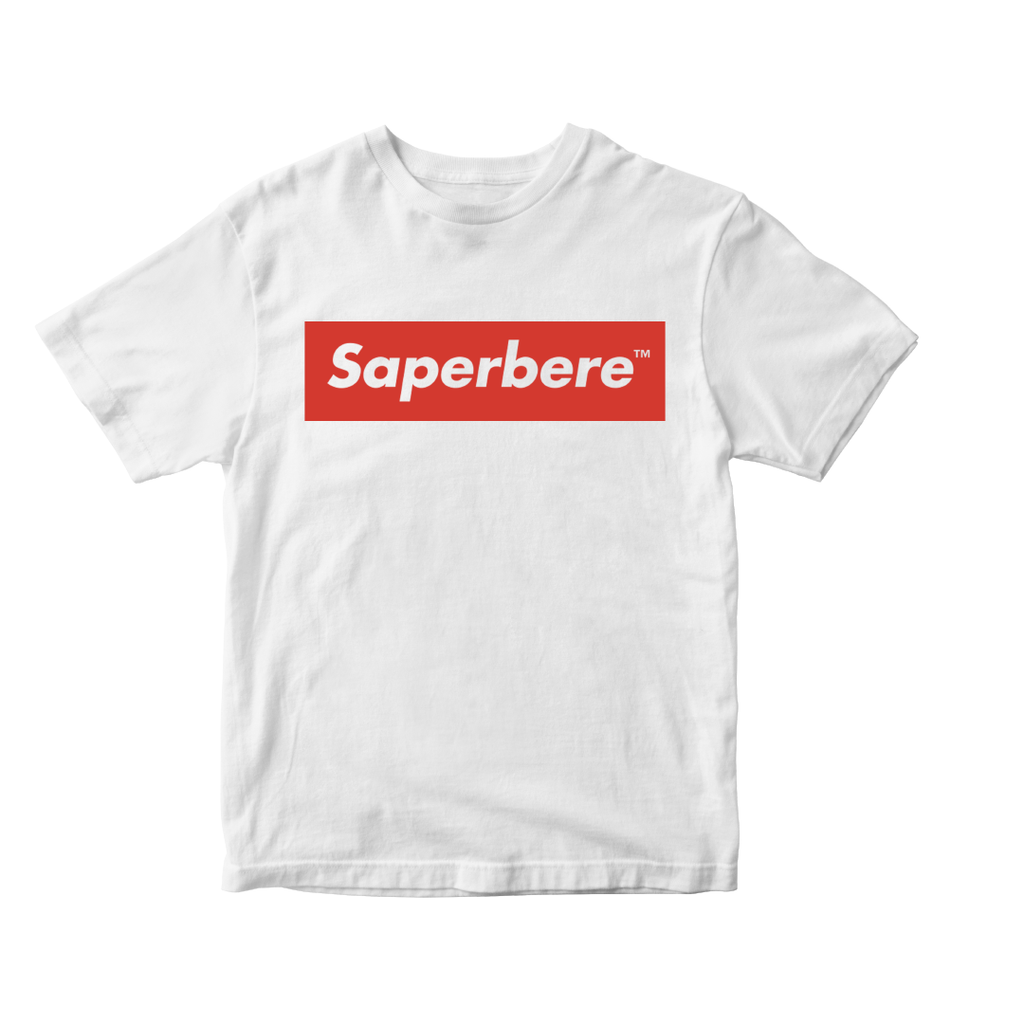 White Front Printed Shirt - Saperbere